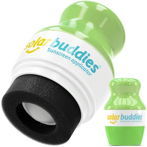 Vista 18 de Solar Buddies Aplicador de Protector Solar – Single Nude – Aplicador Recargable en Rollo con Esponja para Protector Solar, Crema Solar y Loción