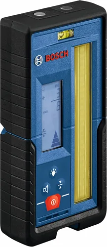 Vista 12 de BOSCH LR8 Receptor láser de línea de haz rojo y verde de 165 pies, incluye soporte de montaje, 2 pilas AA y bolsa para cinturón