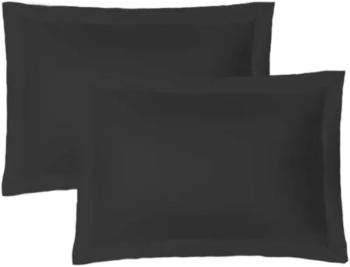 iMaylex Fundas de Almohada Tipo Sobre Suaves y Transpirables de 100% Algodón Egipcio, Fundas de Almohada Decorativas Sedosas y Acogedoras, Juego de