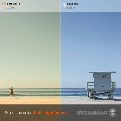 Vista 8 de Sylvania - Bombilla LED TruWave Serie Natural PAR30, equivalente a 75 W, eficiente 9 W, base media, regulable 5000 K, luz diurna, 1 paquete