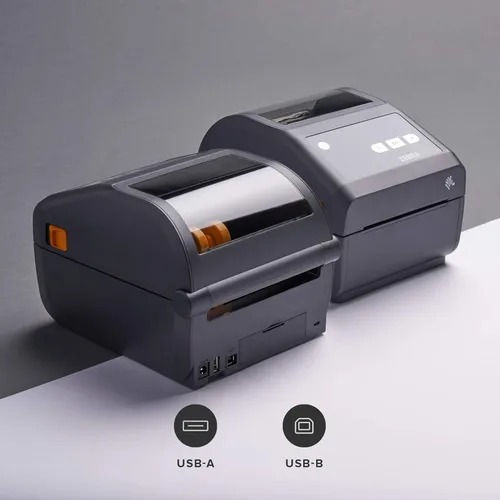 Vista 2 de Zebra ZD420d Impresora térmica directa de escritorio 203 dpi Ancho de impresión 4 en USB ZD42042-D01000EZ (renovado)