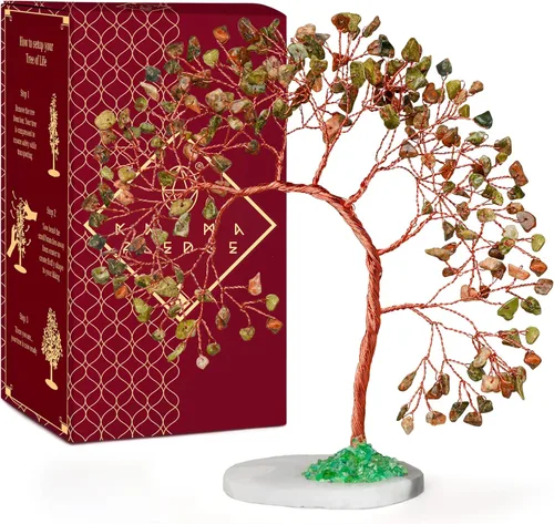 Vista 31 de Conjunto de árbol de cristal de 12 regalos únicos de cumpleaños para mujeres, hermana, mamá, decoración de oficina en el hogar, decoración