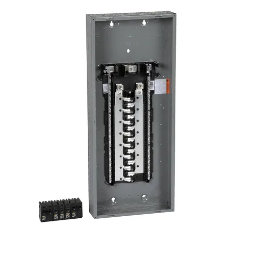 Square D - HOM3060L225PGCVP Homeline 225 Amp 30-Space 60-Circuit Interior Tapones principales Centro de carga con cubierta y barra de tierra Paquete