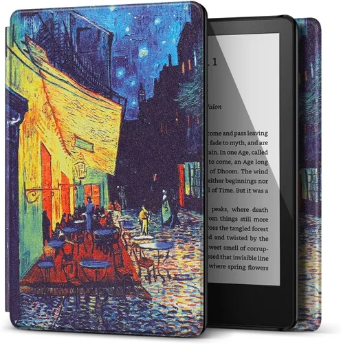 Vista 17 de TNP - Funda protectora para Kindle de 6 pulgadas (versión 2022) de 11ª generación, funda protectora ligera e inteligente con función de apagado
