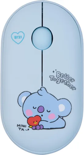 Vista 11 de Hamee BT21 My Little Buddy Series Mouse para portátil, iPad, MacOS, PC, Windows, Android - CHIMMY