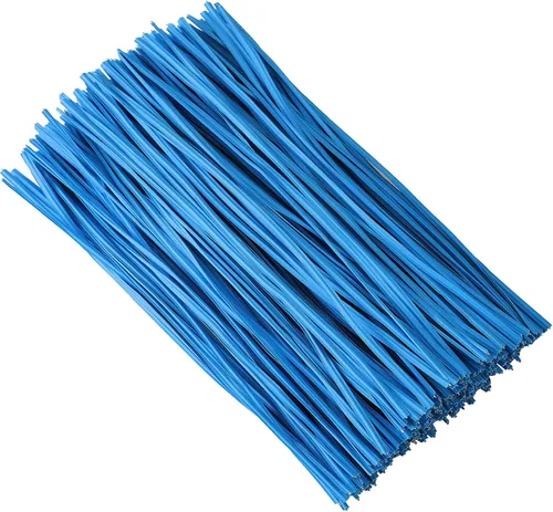 Vista 12 de Tangyinrd 300 lazos de plástico verde de 5 pulgadas, bridas para cables, para bolsos, herramientas de jardinería
