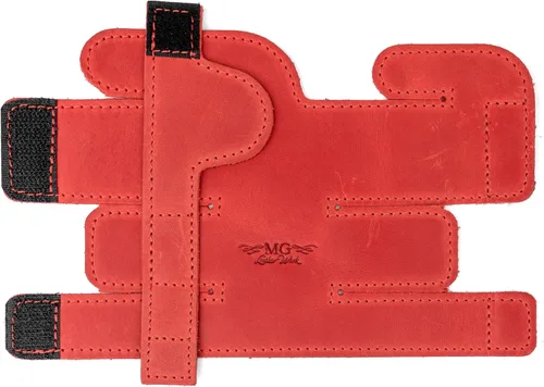 Vista 19 de Protector de válvula de trompeta XL Protección de cuero genuino Cubierta de válvula de trompeta Envoltura de válvula (negro)