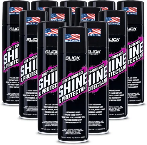 Vista 15 de Slick Products - Capa protectora Shine & Protectant para plásticos, vinilo, goma, fibra de vidrio y más