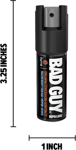 Vista 2 de Byrna BGR MAX Spray de Pimienta + Gas Lacrimógeno Máximo Poder de Detención Tecnología de Marcado UV con Rastreador de Agresores Spray