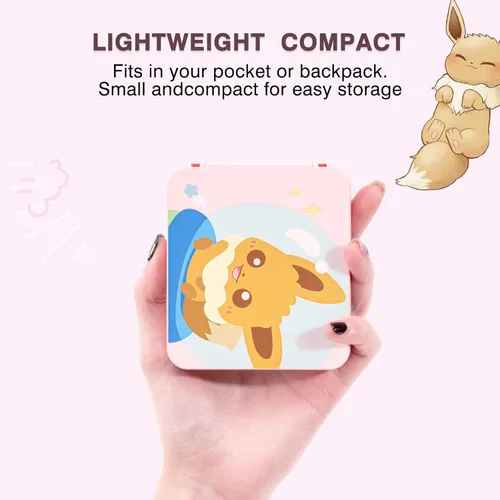 Vista 6 de DLseego Cute Fox Game Case for Switch LiteSwitchSwitch OLED, 12 Slots Game Cards Holder and 12 Micro SD Card Slots, Portable Game Card Storage