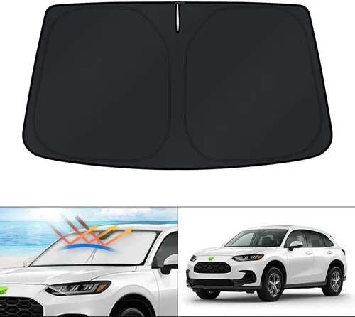 Vista 23 de KUST Parasol para parabrisas para Volkswagen VW ID.4 2021-2025 2026, accesorios para ventana, protector plegable, bloquea los rayos UV, mantiene