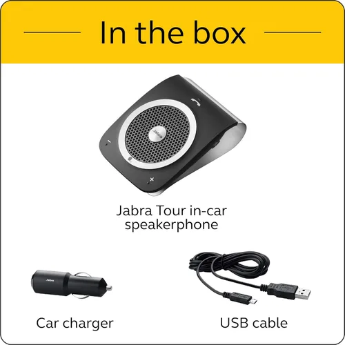 Vista 6 de Altavoz Bluetooth para auto - Negro, Negro