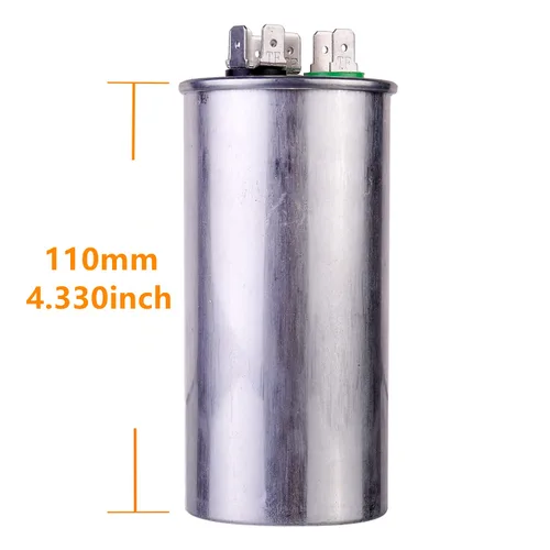 Vista 3 de 30/3 uF 30+3 MFD ±6% 370V/440V CBB65B Condensador de CA de doble ejecución de reemplazo de condensador redondo 30 3 uF MFD 370 440 voltios VCA