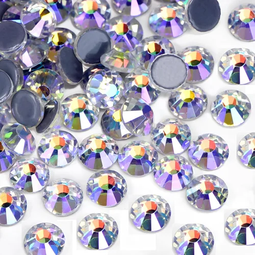 Vista 116 de Hot Fix - Diamantes de imitación de cristal con parte trasera plana, gemas de diamante de 0.189 in (20 ss, 1440 unidades, rojo)
