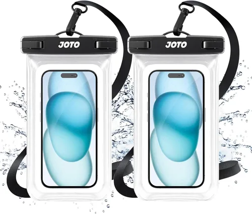 Vista 20 de JOTO Funda universal impermeable de hasta 7 pulgadas para iPhone 17 Air 16 15 14 13 12 11 Plus Pro Max, IPX8 bolsa seca para teléfono celular XR X