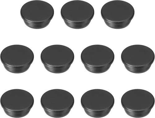 Vista 212 de MECCANIXITY - Tapones de silicona en forma de T (26mm, 1 pulgada de diámetro), color negro