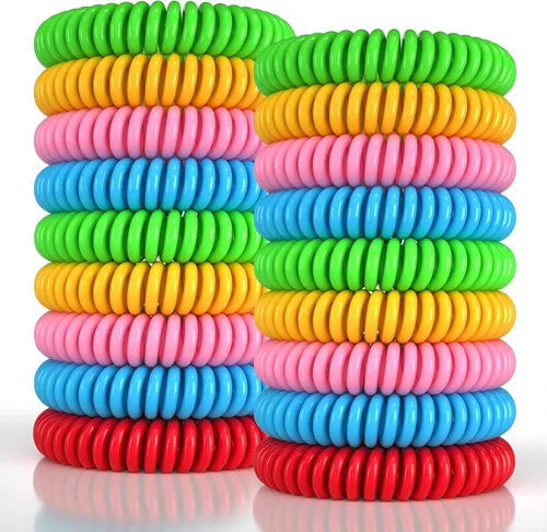 Vista 9 de BuggyBands Paquete de 120 calcomanías de parches de mosquitos para niños y adultos, calcomanías resellables con 2 pulseras de mosquitos, calcomanías