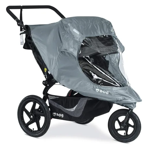 BOB Gear Duallie - Protector de clima para cochecito giratorio | Resistente al agua y al viento + ventilado + fácil de instalar