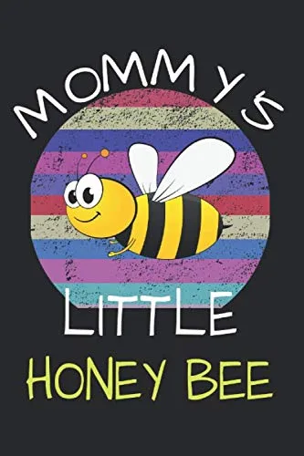 Mommy's Little Honey Bee MDLG Notebook - Black Paper Lined DDLG Journal - 6 x 9 Lined Notepad - BDSM Diary - Littlespace Book