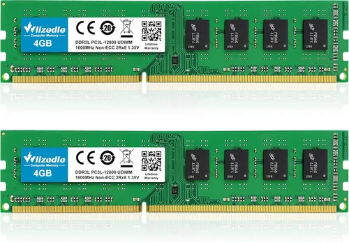 Vista 17 de DDR3 RAM Kit de 16 GB (2x8GB) 1866MHz CL13 UDIMM, módulo de memoria para computadora de escritorio PC3-14900 240 pines 1,5 V 2Rx8 doble rango sin