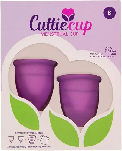 Paquete doble, copa menstrual, kit completo (más de 30 años)..