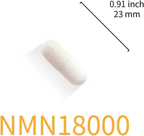 Vista 6 de LOVITA NMN 18000, NMN Supplement with Resveratrol, Nicotinamide Mononucleotide 300 mg per Capsule, High Absorption & Stabilized Form, 99% Purity