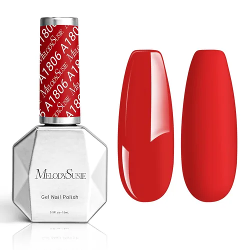 Vista 37 de MelodySusie - Esmalte de uñas en gel con brillo perla rosa brillante, 0.5 fl oz, efecto hilo, con acabado de concha rosa brillante, UV LED