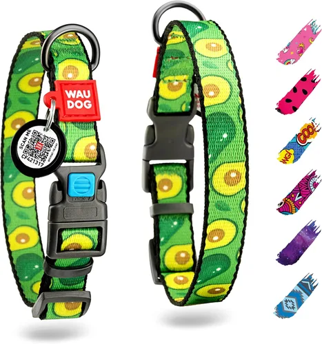 Vista 35 de Collar de nylon para perros con soporte de aire - Ajustable para perros grandes, pequeños y medianos - Collares para cachorros de razas grandes