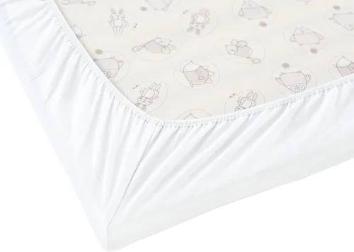 Vista 3 de Celine Linen Sábana bajera ajustable para cuna de bebé suave y sedosa de lujo de 100 % algodón Colchones estándar para cuna y niños pequeños