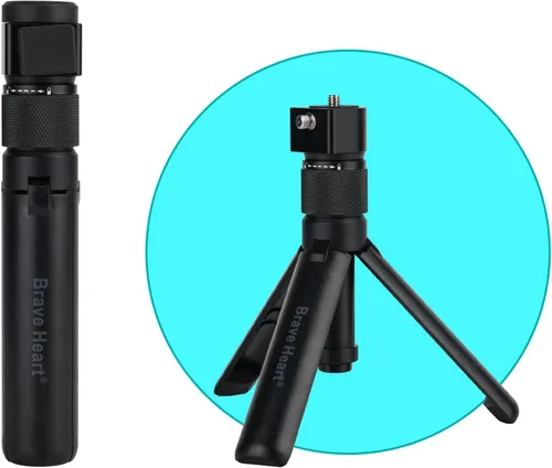 Vista 7 de Bullet Time Handle Trípode multifuncional plegable de mesa para insta360 X5/X4 Insta 360 X3, ONE RS, GO 2, ONE X2, ONE R, ONE X ONE RS Sport Camera