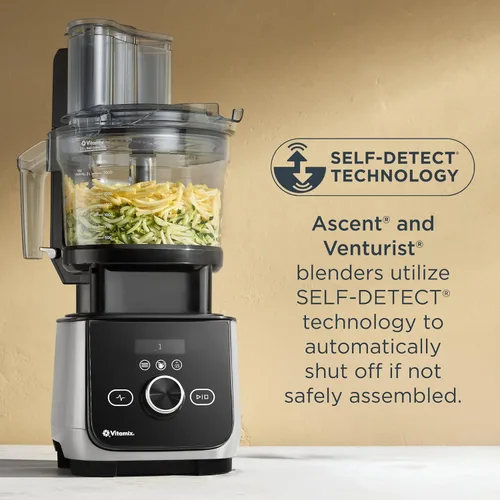 Vista 6 de Accesorio para procesador de alimentos de 12 tazas Vitamix con AUTO-DETECCIÓN, libre de BPA, con cuchilla de uso múltiple y dos discos reversibles