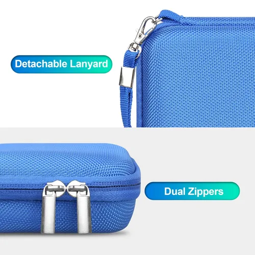 Vista 4 de BOVKE Carrying Case Compatible with Anbernic RG35XXSP Handheld Game Console, RG35XXSP Clamshell Retro Games Consoles Flip Hand-held System Holder