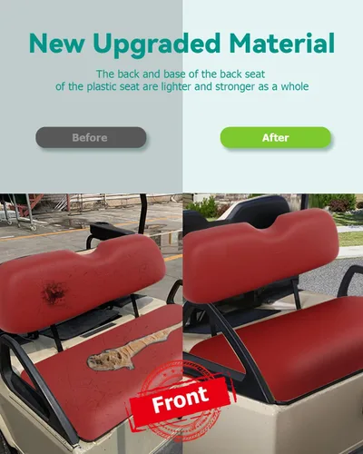 Vista 4 de Cojines de repuesto para asiento delantero de carrito de golf EZGO RXV, cojín de asiento de carrito de golf para EZGO RXV Conjunto de asiento