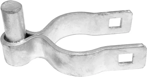 Vista 2 de Jake Sales Bisagra de poste de puerta de valla de enlace de cadena de 1-3/8 pulgadas, acero galvanizado, se adapta a tubería/poste de 1-3/8