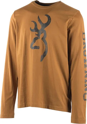 Vista 2 de Browning Logan - Camiseta de manga larga para hombre, tela de jersey suave