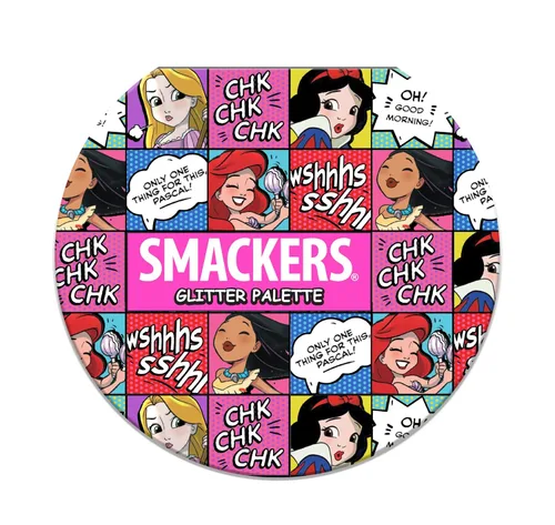 Vista 2 de LIP SMACKER Lip Smacker Disney Comic Princess - Juego de paletas de maquillaje de 0.44 onzas