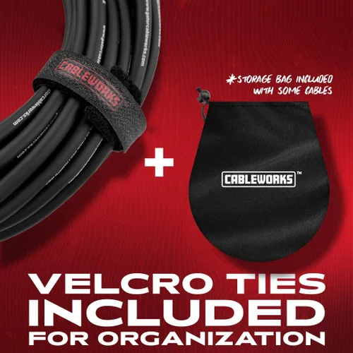 Vista 8 de de Gator Cases Serie Compositor Deluxe Cable de Micrófono XLR de 3 Pies, (GCWC-XLR-03)