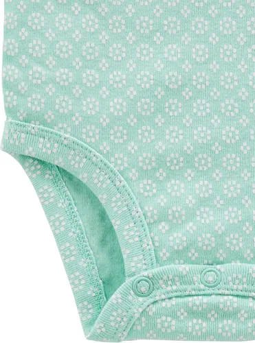 Vista 3 de Simple Joys by Carter's - Mameluco de manga larga para niña bebé, paquete con 5