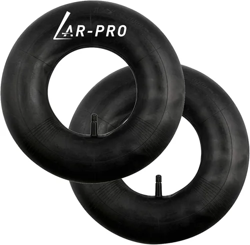 Vista 25 de AR-PRO Tubo interior de repuesto resistente de 13 x 6.50-6 pulgadas con vástago de válvula recto TR-13 (paquete de 2) – para carretillas, Razor Quad