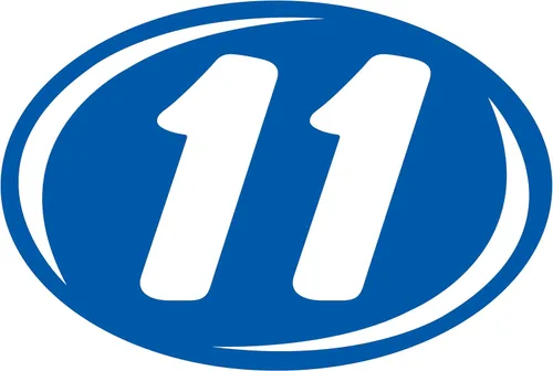 Vista 27 de Letrero de modelo Bold Year Black and Chartreuse, ovalado, adhesivo para parabrisas, duradero, impermeable, vinilo EZ-Line EZ226