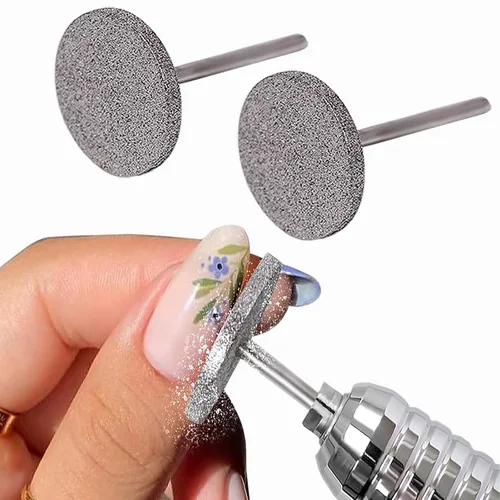 Disco de lijado de repuesto de brocas de uñas, 2 juegos de brocas eléctricas de papel con papel de lijado para uñas, herramientas de manicura de