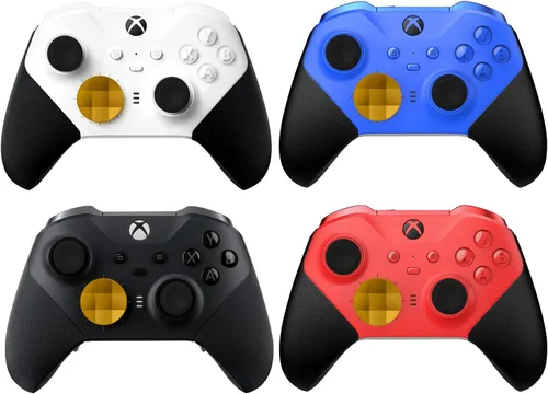 Vista 6 de Accessories for Xbox Elite Controller Series 2 - 13 in 1 Replacement Paddles Gold Color Thumbsticks Analog Sticks Joystick Parts Repair Kit