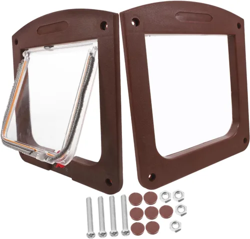 Toyvian Pet Door for Cats Cat for Interior Use Easy Installation for Walls Material Weatherproof Design Access for Pets