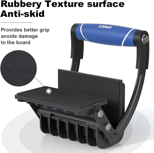 Vista 4 de Soporte para paneles y madera contrachapada, herramienta de elevación de madera contrachapada y herramienta de transporte de paneles de yeso, mango