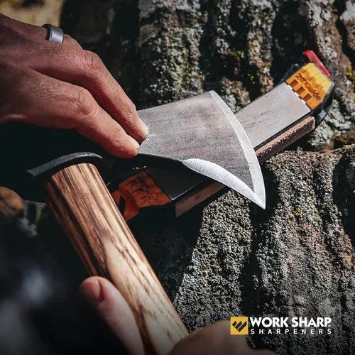 Vista 6 de Work Sharp Juego de 3 sacapuntas de campo guiado, juego de regalo, herramienta de afilador de cuchillos de viaje, paquete múltiple