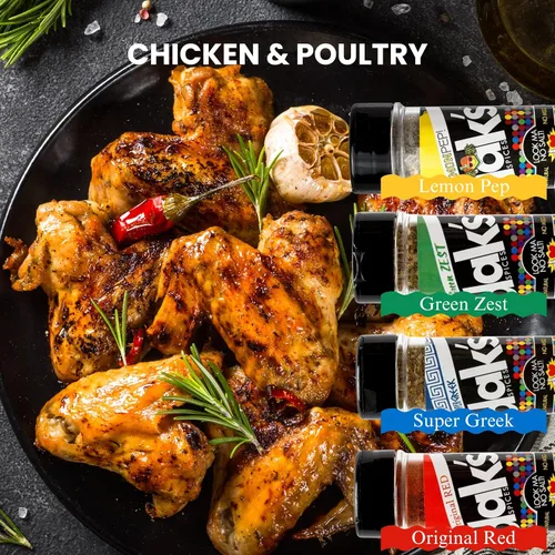 Vista 8 de DAK's Spices - Paquete de 6 mezclas de condimentos Especias 100% sin sal Condimento premium y saludable Sin MSG, sin conservantes, sin cloruro