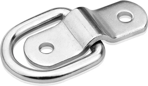 Vista 4 de Anclaje de anclaje de 1/4 de pulgada, anillo en D resistente con soporte de montaje compatible para cargas en barcos, remolques, camionetas, kayaks