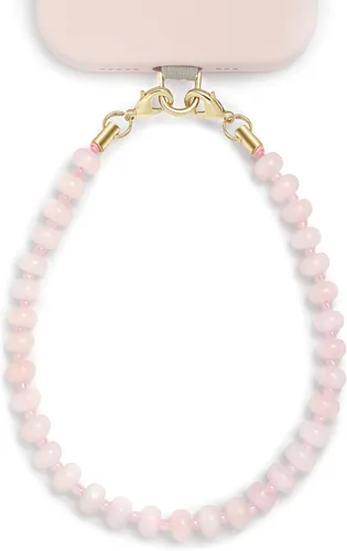 Vista 11 de Posadina Dije de piedra natural para teléfono, correa de muñeca de teléfono curativa con cuentas, cordón de cadena para teléfono celular hecho a