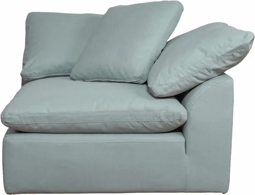 Vista 3 de Sunset Trading Contemporary Puff Collection Funda solo para sofá modular en forma de L de 5 piezas con otomano Funda ajustable para sofá modular