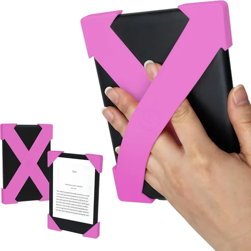 Vista 15 de Strapsicle Correa de Mano de Silicona – Kindle & Paperwhite (6”) Gen 7–10, Kobos de 6” – Mediana – Pack de 2 – Negro – Cómoda Alternativa a la Funda
